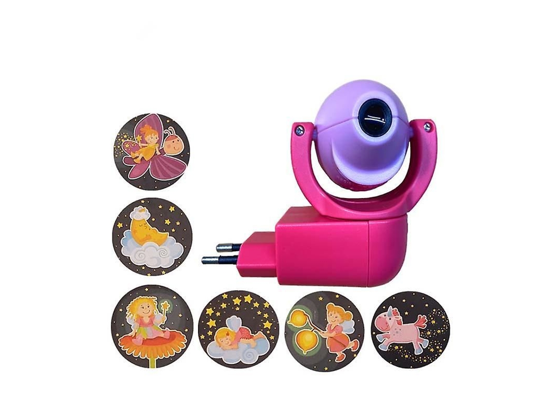 Proyector Led De Estrellas Y Luna Con Forma De Animales, 6 Imágenes, Sensor, Enchufe Europeo Y Luz Nocturna.
