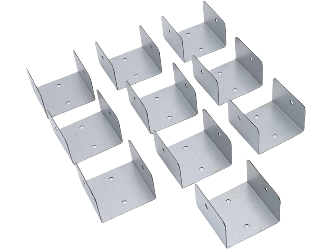 10 Candados De Madera Galvanizada Para Correo (44 Mm)