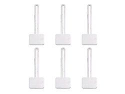 Exprimidor de pasta de dientes de acero inoxidable Rosewell (6 piezas)
