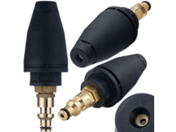 Boquilla giratoria turbo para hidrolimpiadoras de alta presión: aumento de presión del 50 % | 150 bar | Compatible con modelos QC