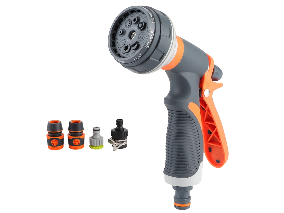 Pulverizador De Manguera De Jardín Con Conector Ajustable De 1/2 Pulgada. Herramienta De Riego.