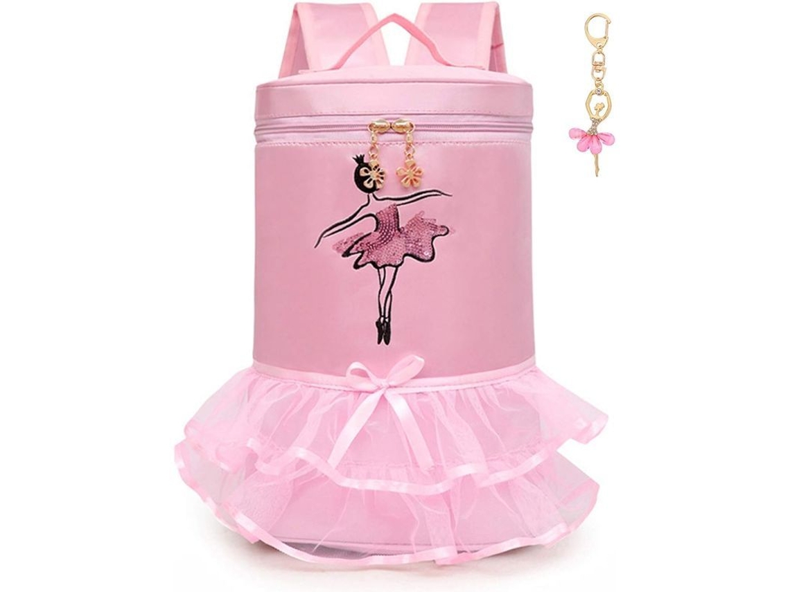 2026-mochila Para Bailarín De Ballet Linda Con Volante Diseño Princesa Para Niñas Impermeable Ligera