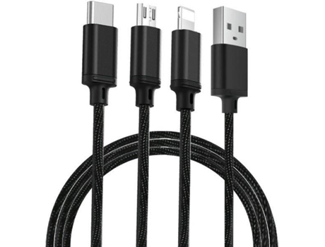 Cable REMAX Pd-B31th Negro (Lightning - 1 m - Negro)