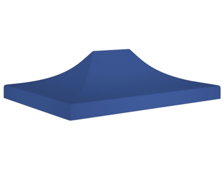 vidaXL Techo de carpa para celebraciones azul 4,5x3 m 270 g/m²