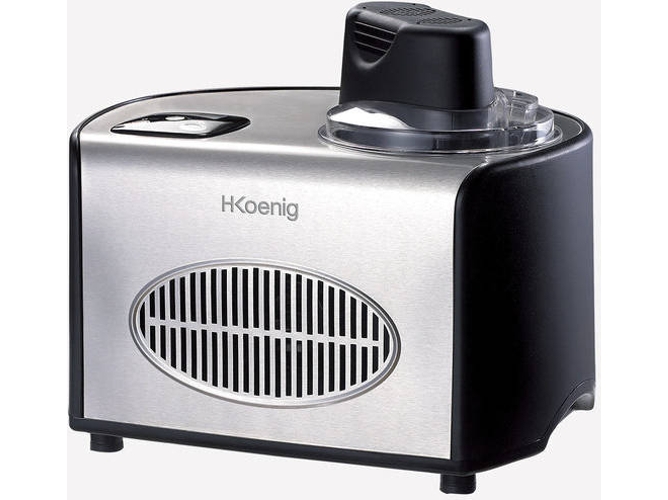 H.koenig Hf250 Para hacer caseros y sorbetes profesionales heladera compresor 150 w 15 litros preparación 30 mins pantalla lcd conservación en acero inoxidable 800 1.5l 150w