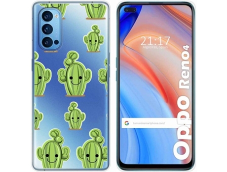 Carcasa Oppo Reno 4 5G TUMUNDOSMARTPHONE Cactus Multicolor