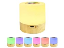 Mini Luz Nocturna Sy M1 Yizhood Led Táctil Temporizador Rgb Blanco