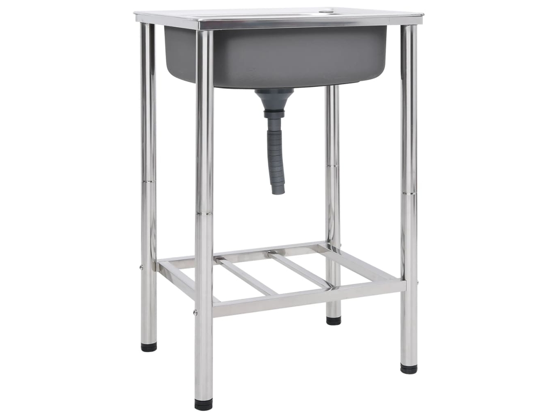 Lavavajillas individual de camping de acero inoxidable DKD HOME DECOR
