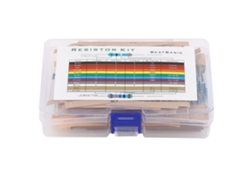 Kit De Resistencias De Película Metálica 1280pcs 1r-10m 64 Modelos 1/4w Componentes Electrónicos