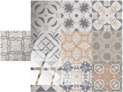 Juego De 10 Adhesivos Impermeables De Azulejos Marroquíes Para Cocina Y Baño, Pared Y Suelo