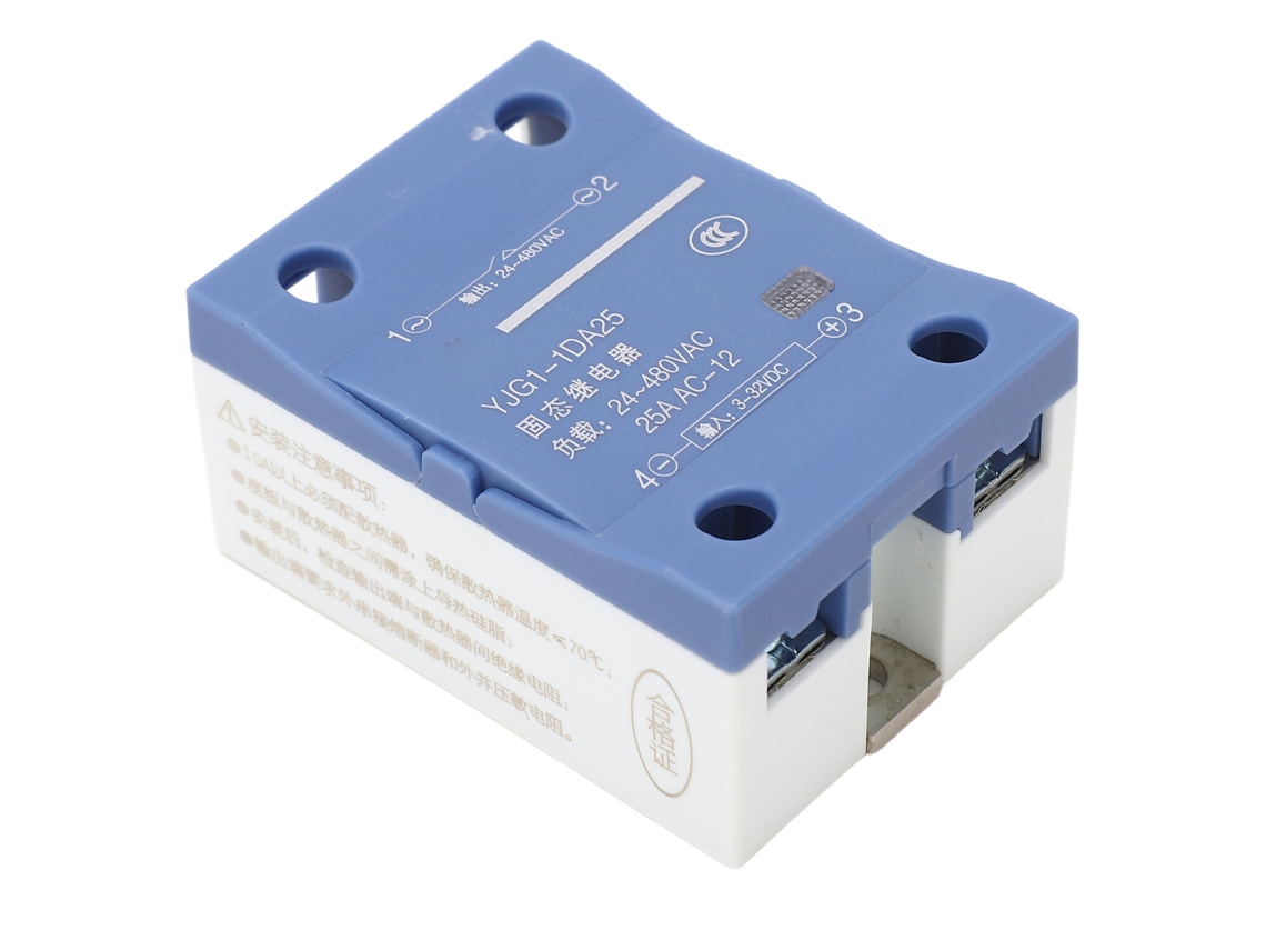 Relé Estático Monofásico, Entrada De 3-32 V Cc, Salida De 24-480 V Ca, Regulador De Resistencia De 25 A.