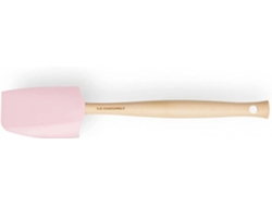 Espátula LE CREUSET (Rosa - Madera, Silicona - 28.5 cm)
