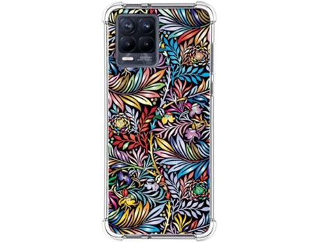 Carcasa Realme 8 4G TUMUNDOSMARTPHONE Dibujos Antigolpes Flores 04 Multicolor