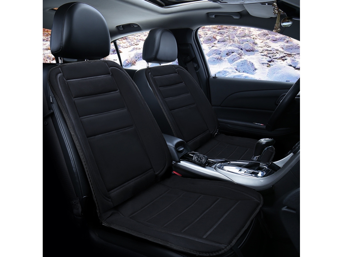 Almohadilla Calefactable De 12 V Para Asiento De Coche - Conductor Principal (negra)