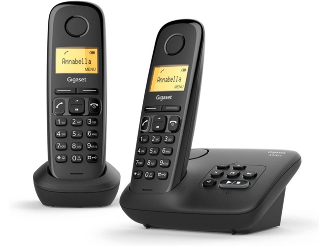 Teléfono fijo Sin Cable GIGASET AL170A Duo negro