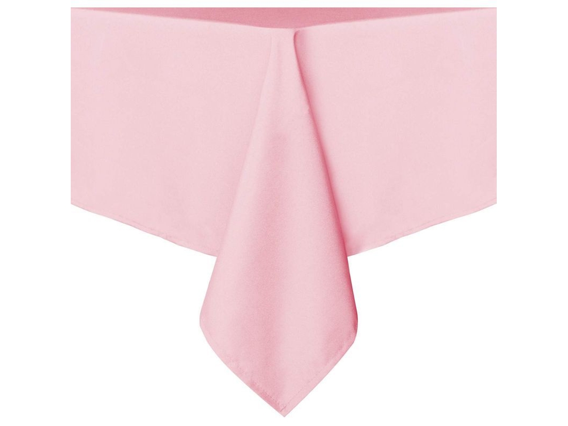 2026-40811-mantel Rectangular 54x54 Pulgadas Poliéster Resistente A Manchas Arrugas Lavable Para Mesa Comedor Fiesta Campamento Rosa