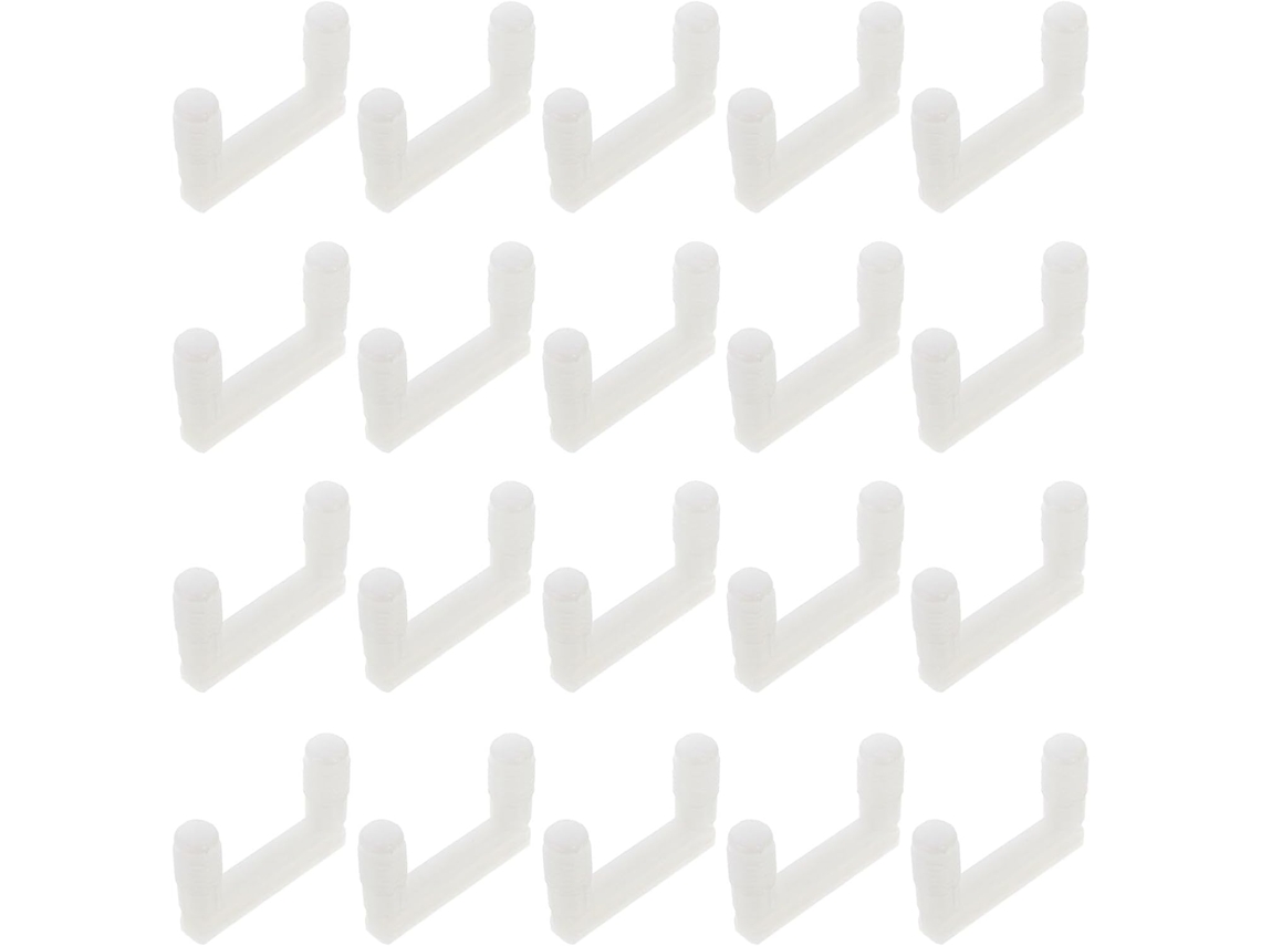 50 Conectores Rápidos Invisibles En Forma De U Para Muebles Y Piezas De Plástico (paquete)