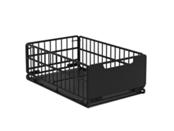 Organizador de armario retráctil, construcción robusta, fácil instalación, negro, 30 cm de ancho (OEM)