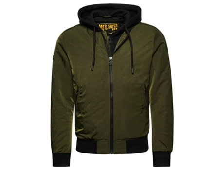 Sudadera con Capucha de Hombre SUPERDRY Military Verde (S)