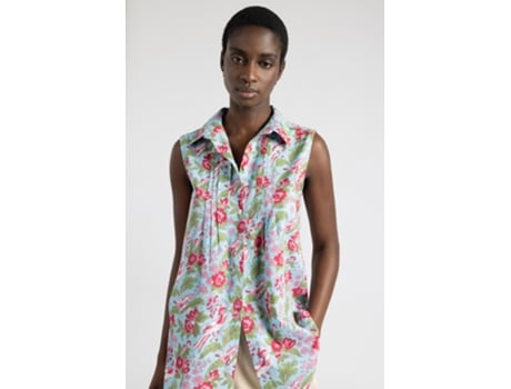Top de Mujer THROTTLEMAN Algodón Multicolor (L)