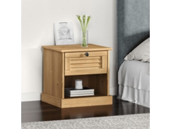 Mesita de Noche Vigo 42X35X40 Cm Madera de Pino Maciza
