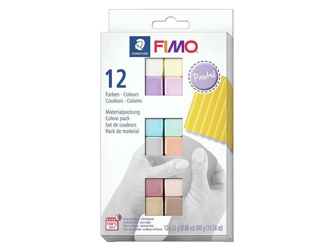 Set Fimo STAEDTLER Pastel Pastel 12 colores