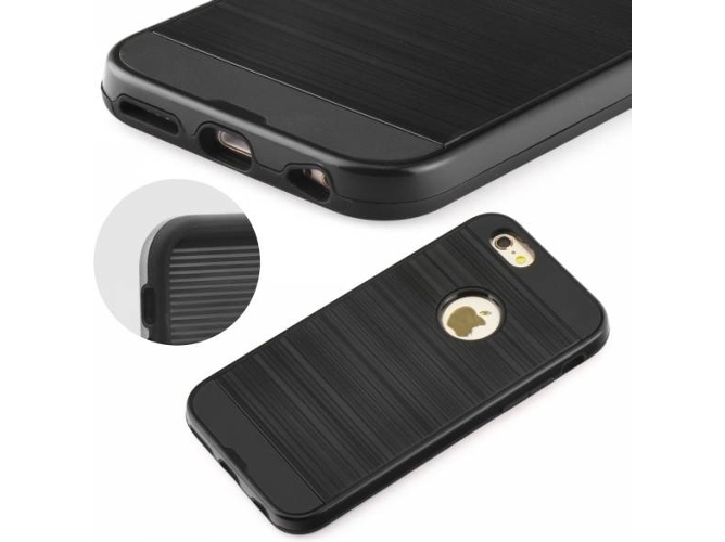 Funda iPhone 7 Plus, 8 Plus UNBRANDED Shockproof Negro