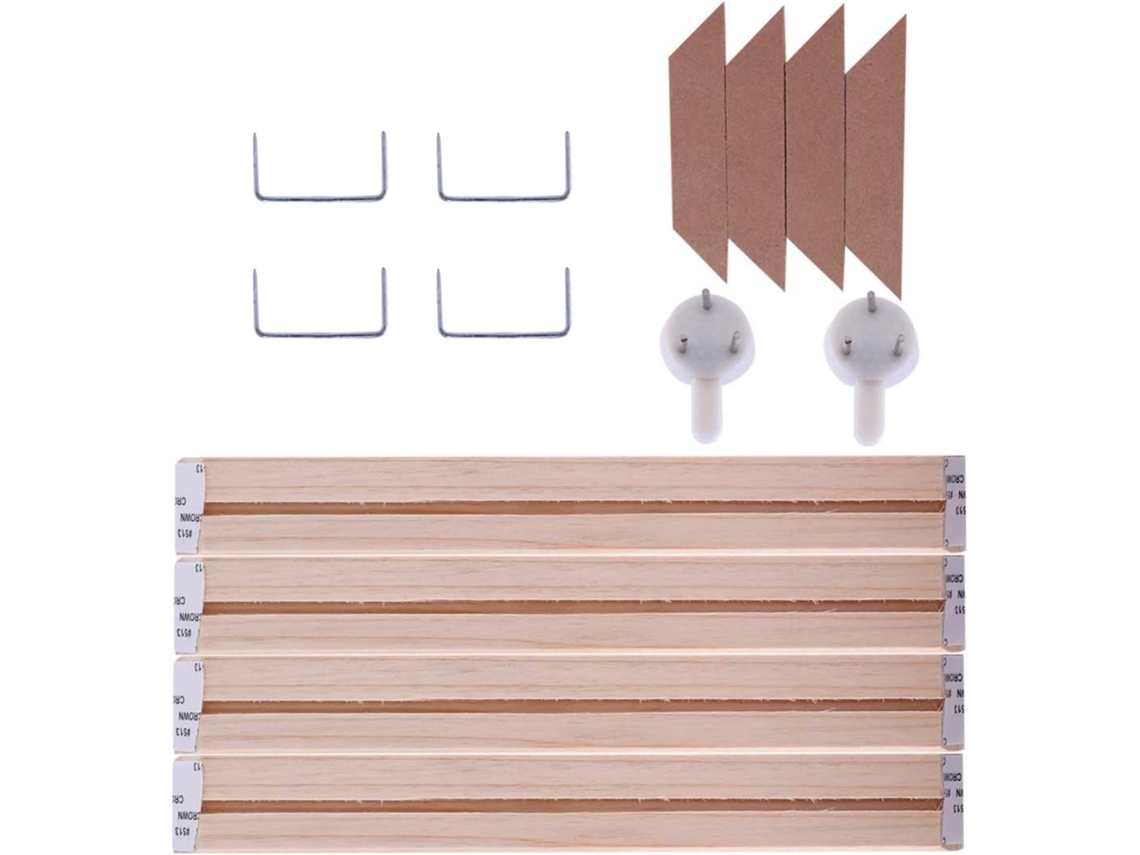 Marco Fotos Madera Maciza 25x25 Decorativo Pared Montar Mismo Bastidor Lienzo Pintura Ideal Decoración Hogar