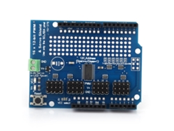 Shield De Servo De 16 Canales 12 Bits Driver De Motor Pwm 40~1000hz Salida Lógica 3~5v