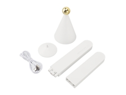 Bj-lâmpada De Mesa Levitante Magnética 360° Rotatória 3 Níveis De Brilho 3 Temperaturas De Luz Usb-c 800mah Presente Para Casa