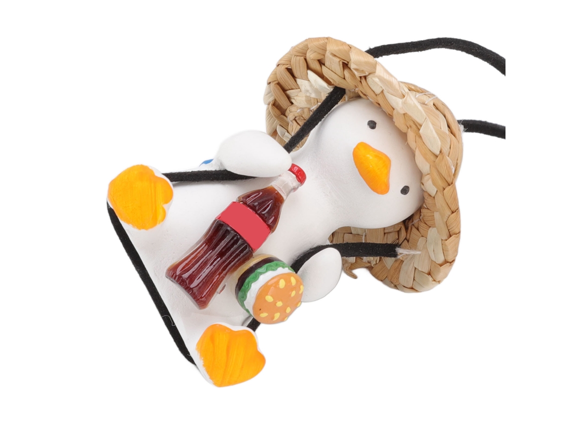 Bonito Colgante Decorativo De Pato Oscilante Para Coche Con Aromaterapia Para El Espejo Retrovisor