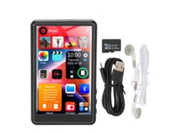 Reproductor MP3/MP4 Bluetooth Yizhood X20 de 4 pulgadas con memoria integrada de 16 GB (TF de 32 GB, negro)
