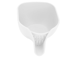 Cesta multifuncional de silicona para filtro de agua con drenaje eficiente y boquilla, ideal para lavar frutas, verduras y ensaladas.