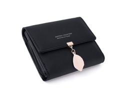 Cartera de piel sintética 2026 con diseño de paloma para mujer, monedero pequeño, rosa oscuro