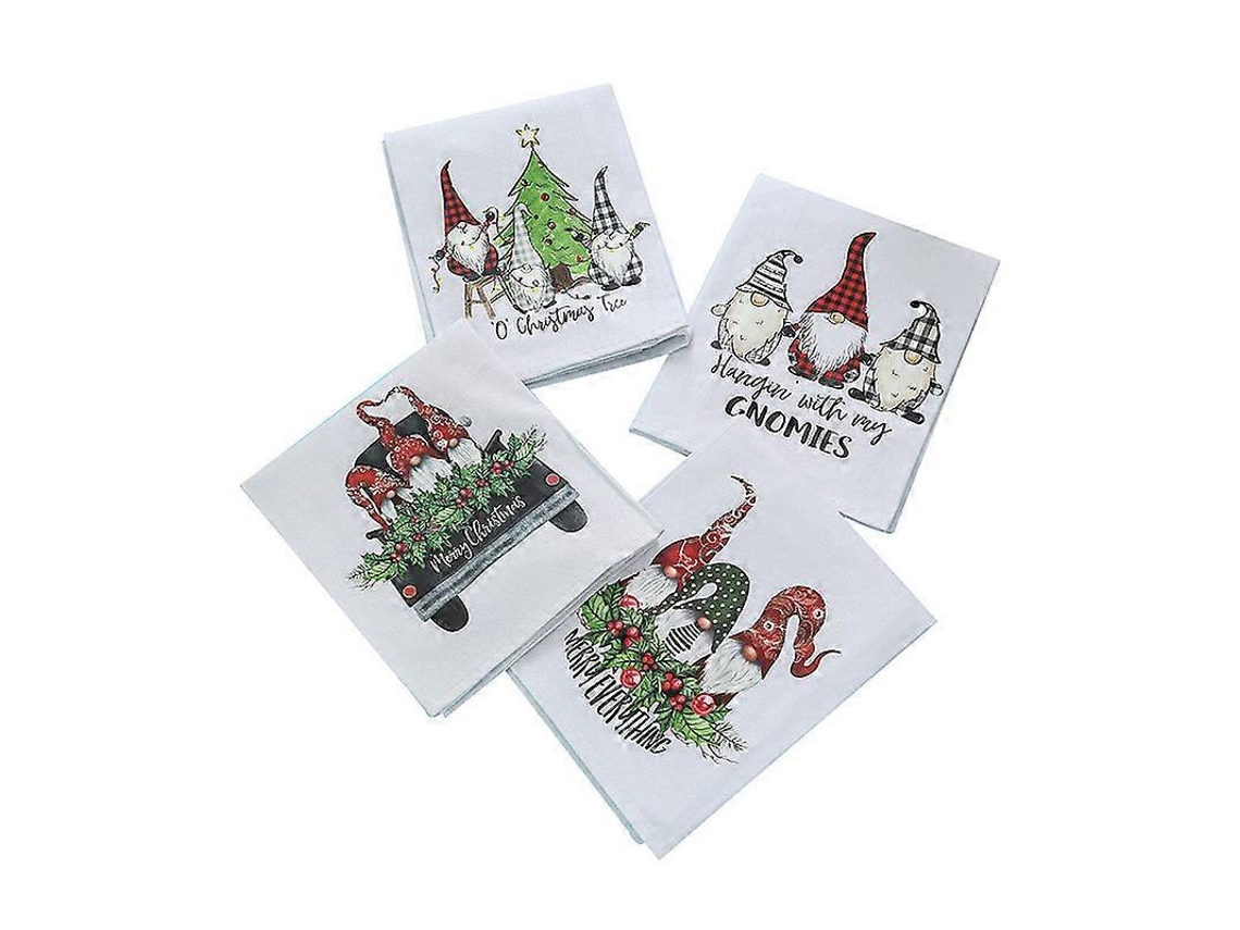 Rebe-toalla Navideña De Cocina Paquete De 4 Piezas Para Hogar Limpieza De Mesa Cocina Y Coches Ultra Absorbente Y Rápido Secado