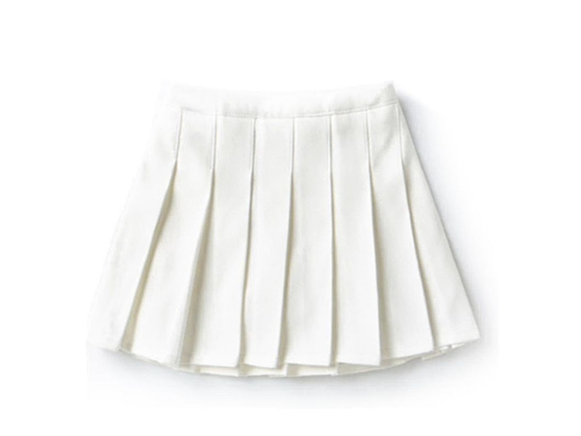 2026-falda Mini Plisada De Tenis Para Niñas Con Cintura Alta Y Cremallera, Talla 170cm (15-16 Años)
