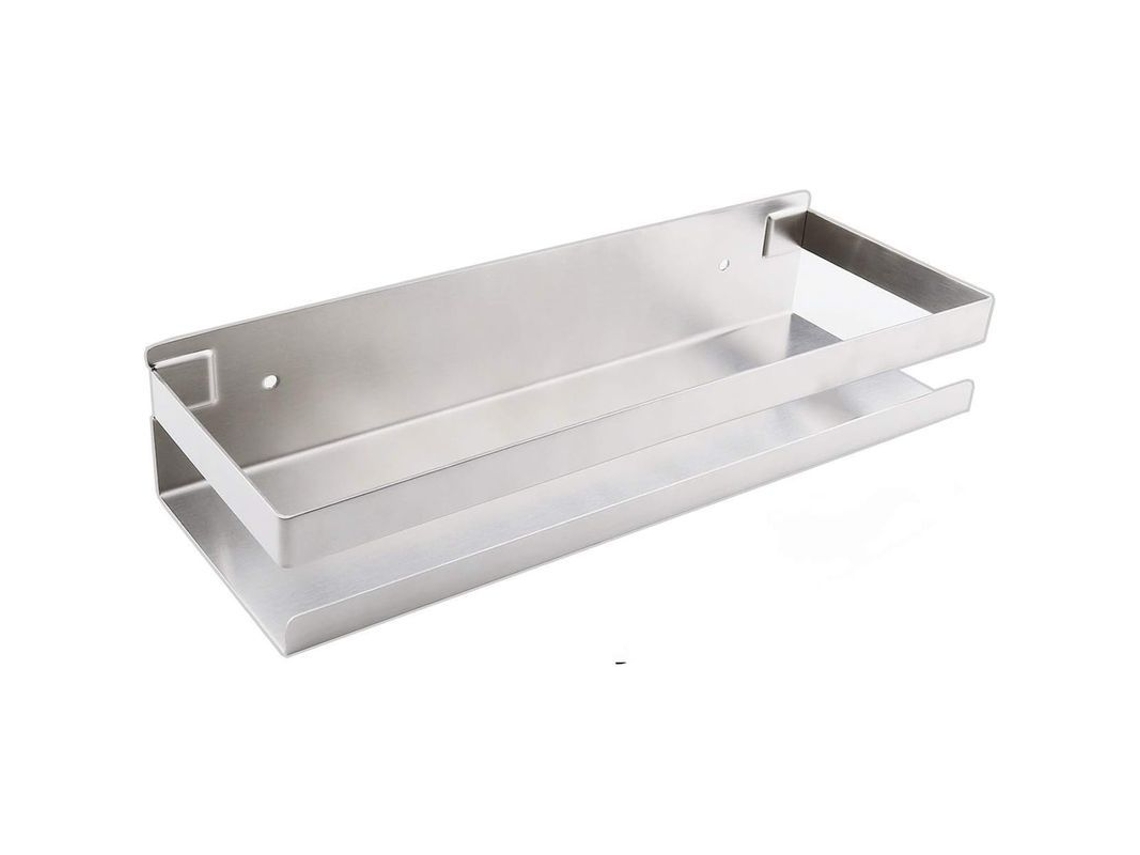 2026-repisa De Pared Baño Linjou 20-40cm Acero Inoxidable Negro Mate Almacenaje Ducha Cocina 30*10,5*6cm