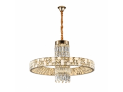 Candeeiro de Teto de Cristal PIBAOGU Asled 688 (dourado)