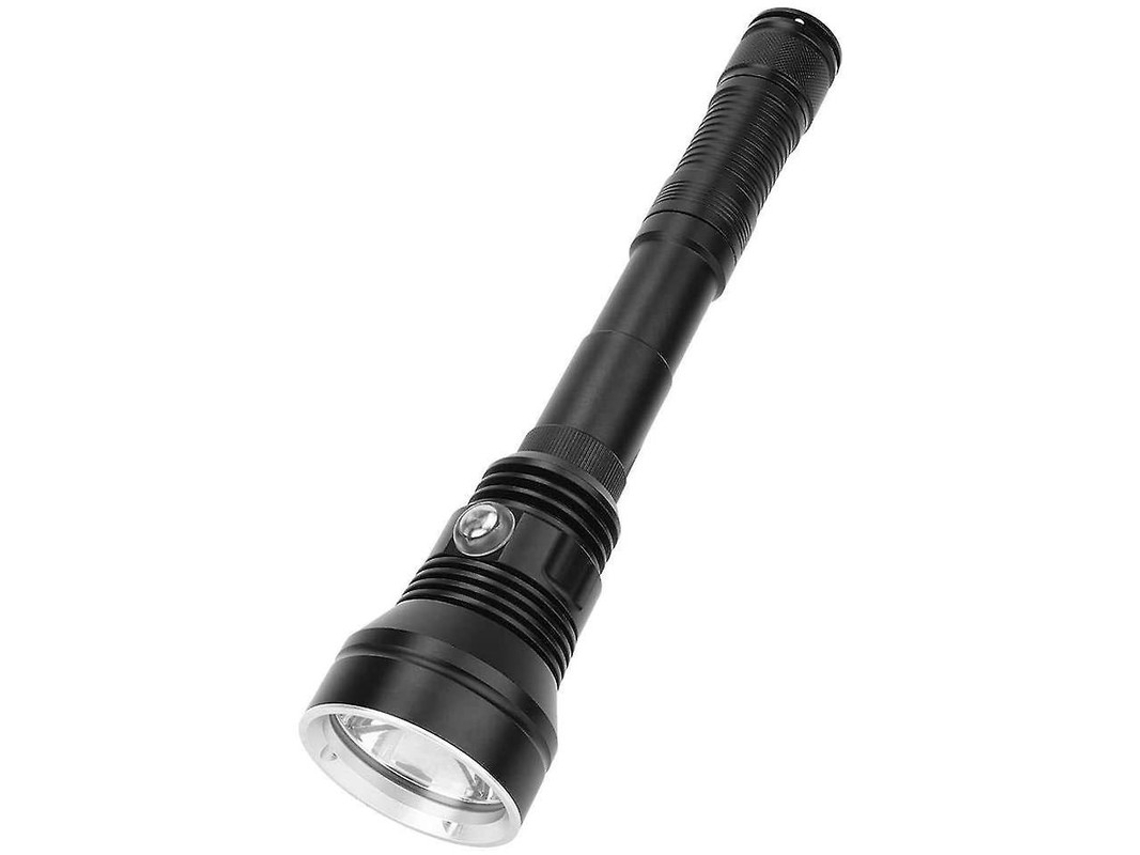 Linterna impermeable XHP70 de 6800 lm, LED superbrillante, IPX8, sumergible hasta 80 m, luz de relleno, Yizhood (negra)
