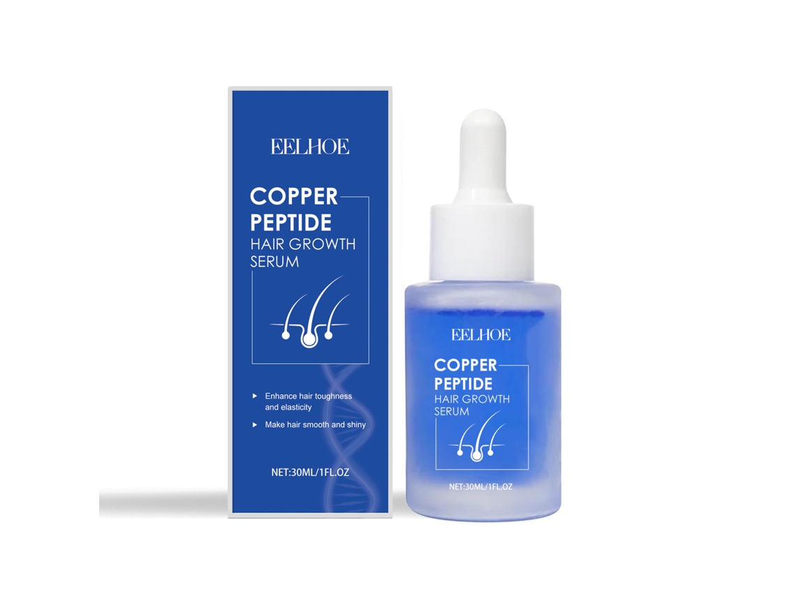 Esencia para el crecimiento del cabello con péptido de cobre azul
