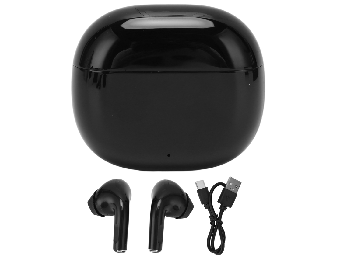 Auriculares Inalámbricos Con Cancelación De Ruido, Control Táctico, Bluetooth 5.0, Color Negro. Auriculares Deportivos Con Estuche De Carga.