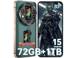 Smartphone Resistente 5g Oukitel Wp200 Pro 72 Gb 1 Tb 6.7" Fhd+ 120hz 8800 Mah 108mp + 32mp Nfc Otg Verde