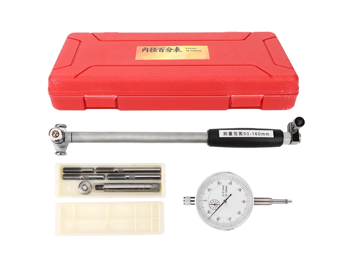 Indicador De Cuadrante De Prueba De Palanca, Rango De Medición De 50 A 160 Mm, Precisión De 0,01 Mm, Calibre De Apertura
