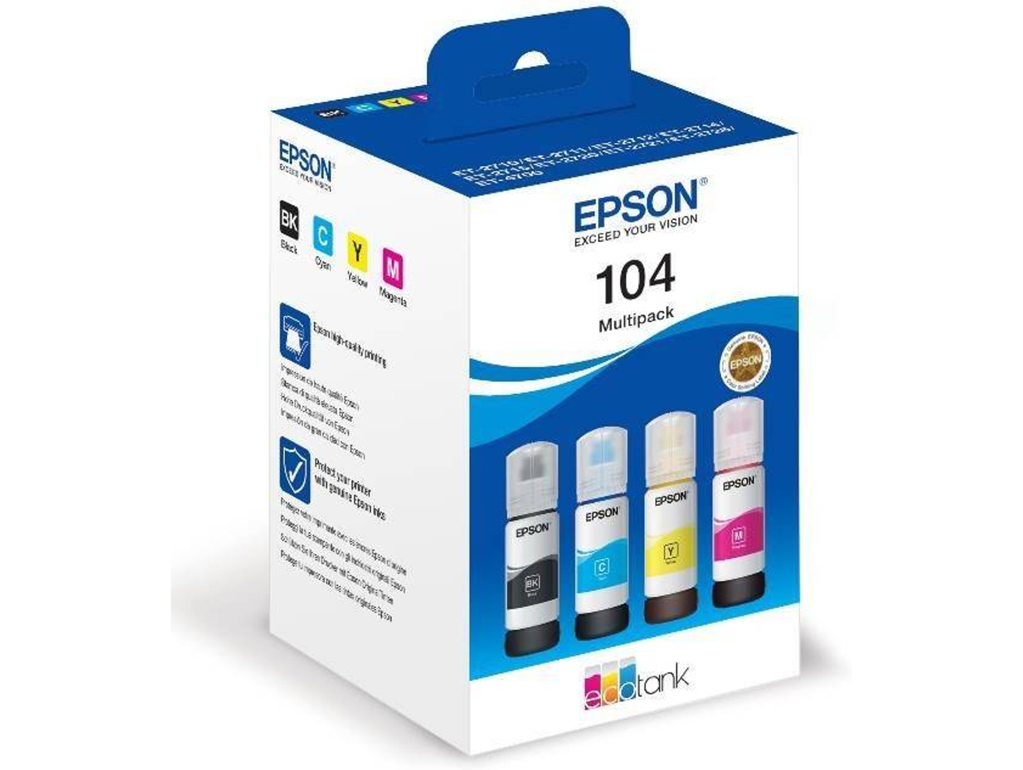 TINTEIROS EPSON 104 ECOTANK MULTIPACK