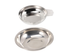 Juego de 2 piezas con vaso medidor para báscula electrónica y plato de pesaje de acero inoxidable (par) Gokoco