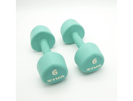 Mancuernas ZIVA Chic Studio Turquesa (12,5 kg)