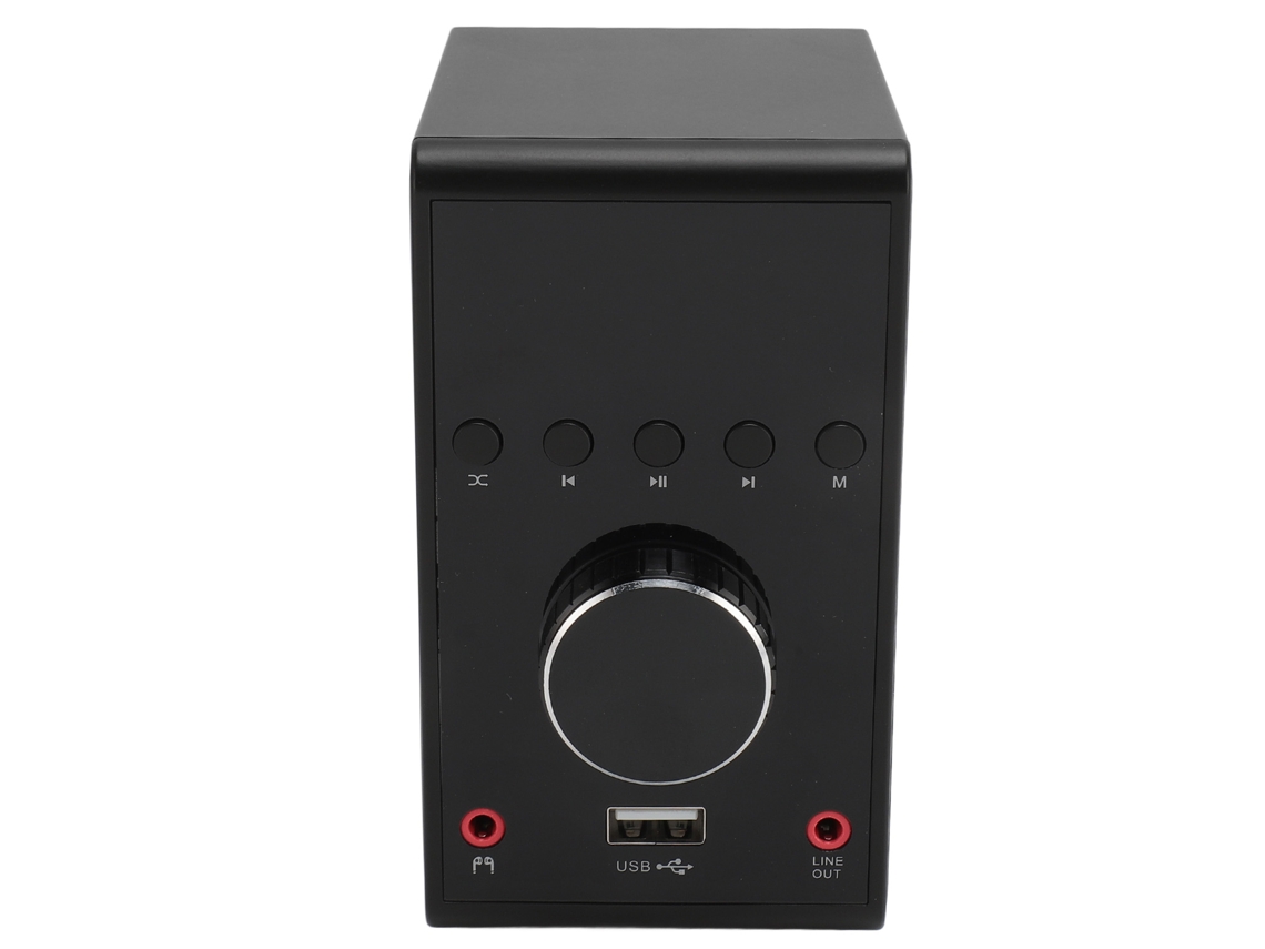 Amplificador Estéreo Hifi Bluetooth 5.0 De 200 W Digital Con Entradas Usb, Óptica Y Coaxial Para Ordenadores Y Televisores - Negro