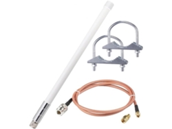 Antena Rak Wireless M1 Hnt 5 De 8 Dbi Para Minería De Helio, Incluye Cable Rg316 Con Pérdida De 1 M Y Señal Exterior N.