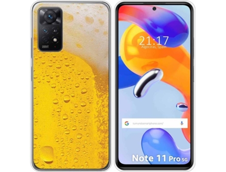 Carcasa Xiaomi Redmi Note 11 Pro TUMUNDOSMARTPHONE Dibujos Cerveza Multicolor