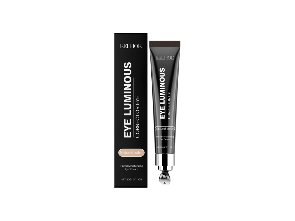 Corrector reafirmante para el contorno de ojos, tono natural.